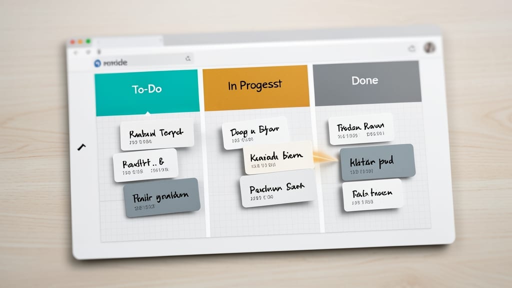Project Management Kanban Board Template