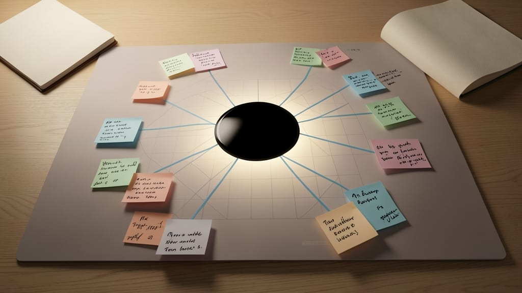 Brainstorming Session Template with Mind Mapping