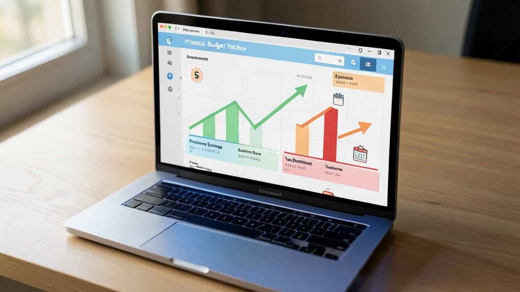 Financial Budget Tracker with Monthly Categories